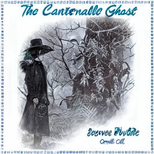 Canterville Ghost by Oscar Wilde — audiobook cover art