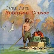 Robinson Crusoe by Daniel DeFoe — audiobook cover art