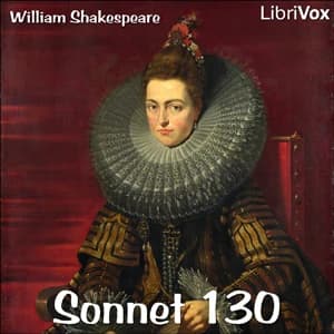 Sonnet 130 by William Shakespeare — audiobook cover art