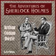 The Adventures of Sherlock Holmes by Sir Arthur Conan Doyle — audiobook cover art
